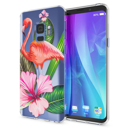 NALIA Handyhülle kompatibel mit Samsung Galaxy S9, Slim Silikon Motiv Case Crystal Schutzhülle Dünn Durchsichtig, Etui Handy-Tasche Back-Cover Transparent Bumper