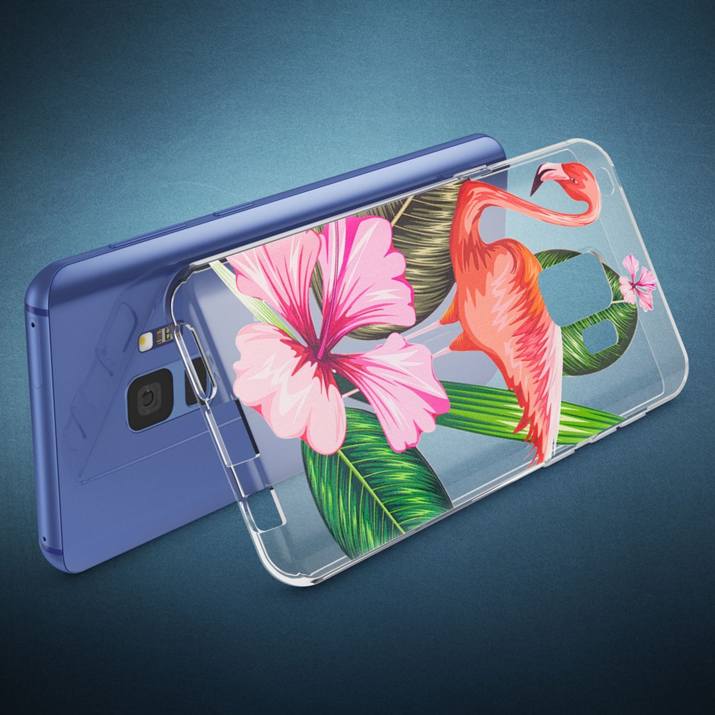 NALIA Handyhülle kompatibel mit Samsung Galaxy S9, Slim Silikon Motiv Case Crystal Schutzhülle Dünn Durchsichtig, Etui Handy-Tasche Back-Cover Transparent Bumper