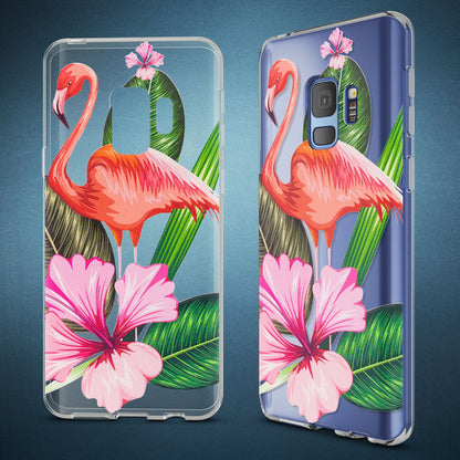 NALIA Handyhülle kompatibel mit Samsung Galaxy S9, Slim Silikon Motiv Case Crystal Schutzhülle Dünn Durchsichtig, Etui Handy-Tasche Back-Cover Transparent Bumper