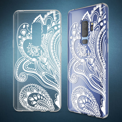 NALIA Handyhülle kompatibel mit Samsung Galaxy S9 Plus, Slim Silikon Motiv Case Crystal Schutzhülle Dünn Durchsichtig, Etui Handy-Tasche Back-Cover Transparent Bumper