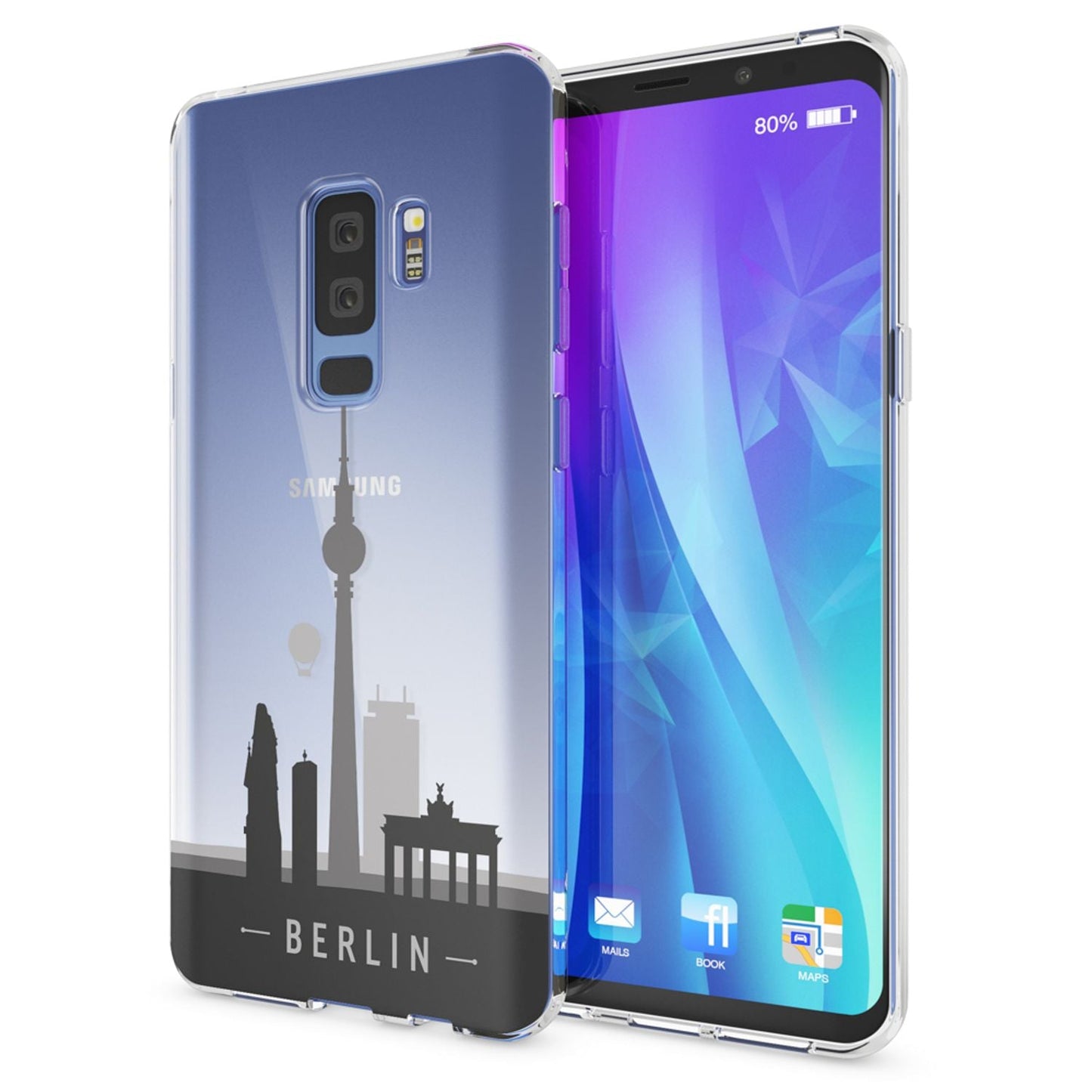 NALIA Handyhülle kompatibel mit Samsung Galaxy S9 Plus, Slim Silikon Motiv Case Crystal Schutzhülle Dünn Durchsichtig, Etui Handy-Tasche Back-Cover Transparent Bumper