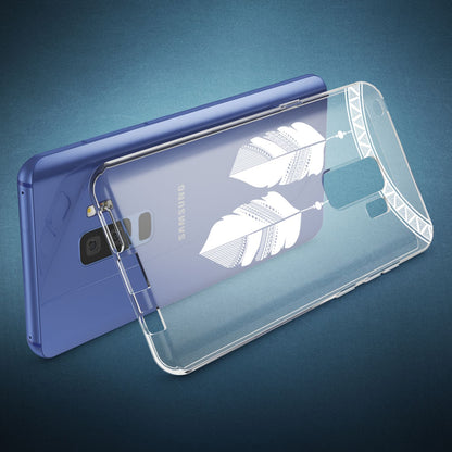 NALIA Handyhülle kompatibel mit Samsung Galaxy S9 Plus, Slim Silikon Motiv Case Crystal Schutzhülle Dünn Durchsichtig, Etui Handy-Tasche Back-Cover Transparent Bumper