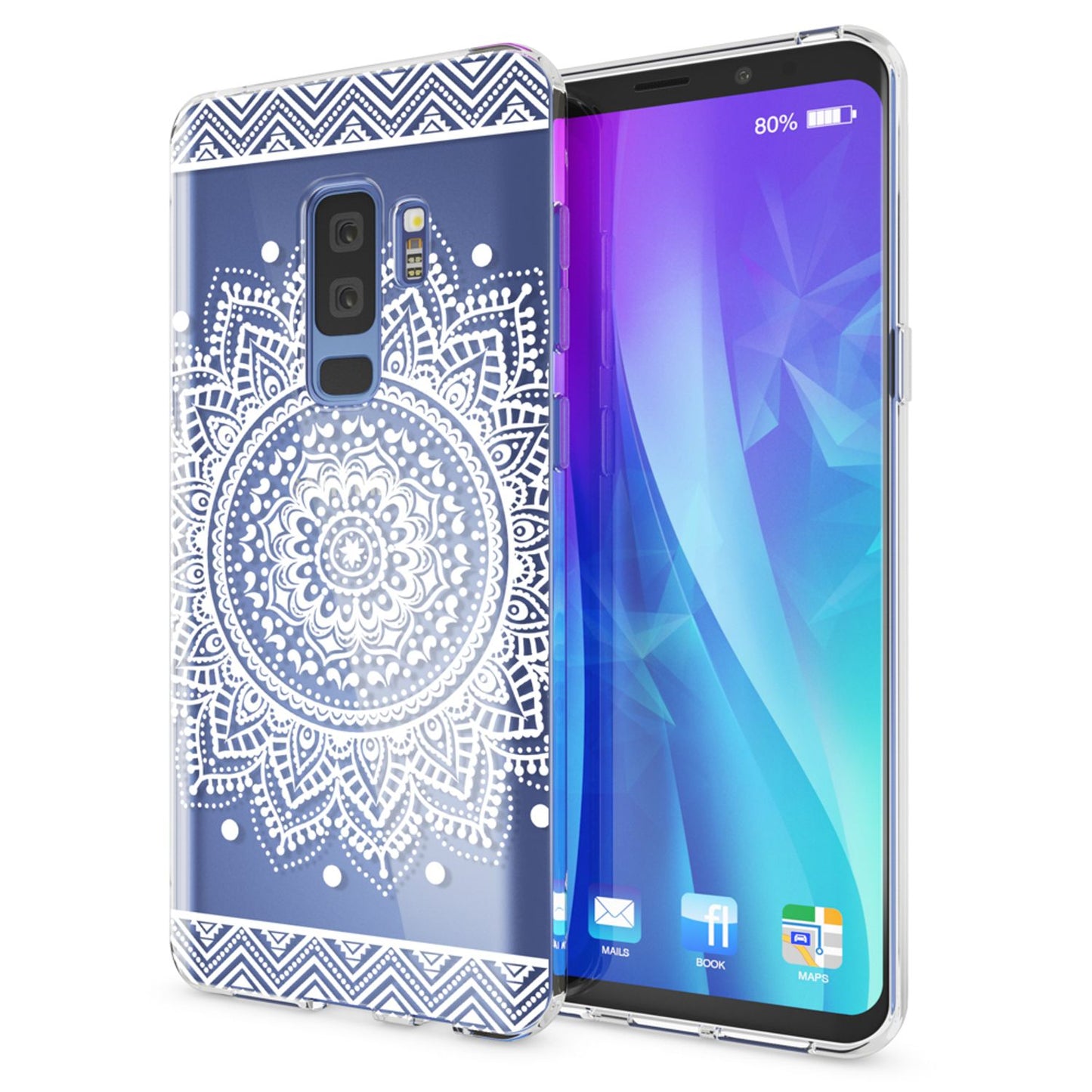 NALIA Handyhülle kompatibel mit Samsung Galaxy S9 Plus, Slim Silikon Motiv Case Crystal Schutzhülle Dünn Durchsichtig, Etui Handy-Tasche Back-Cover Transparent Bumper