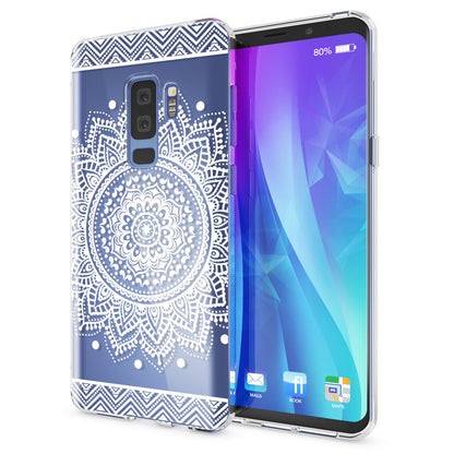 NALIA Handyhülle kompatibel mit Samsung Galaxy S9 Plus, Slim Silikon Motiv Case Crystal Schutzhülle Dünn Durchsichtig, Etui Handy-Tasche Back-Cover Transparent Bumper