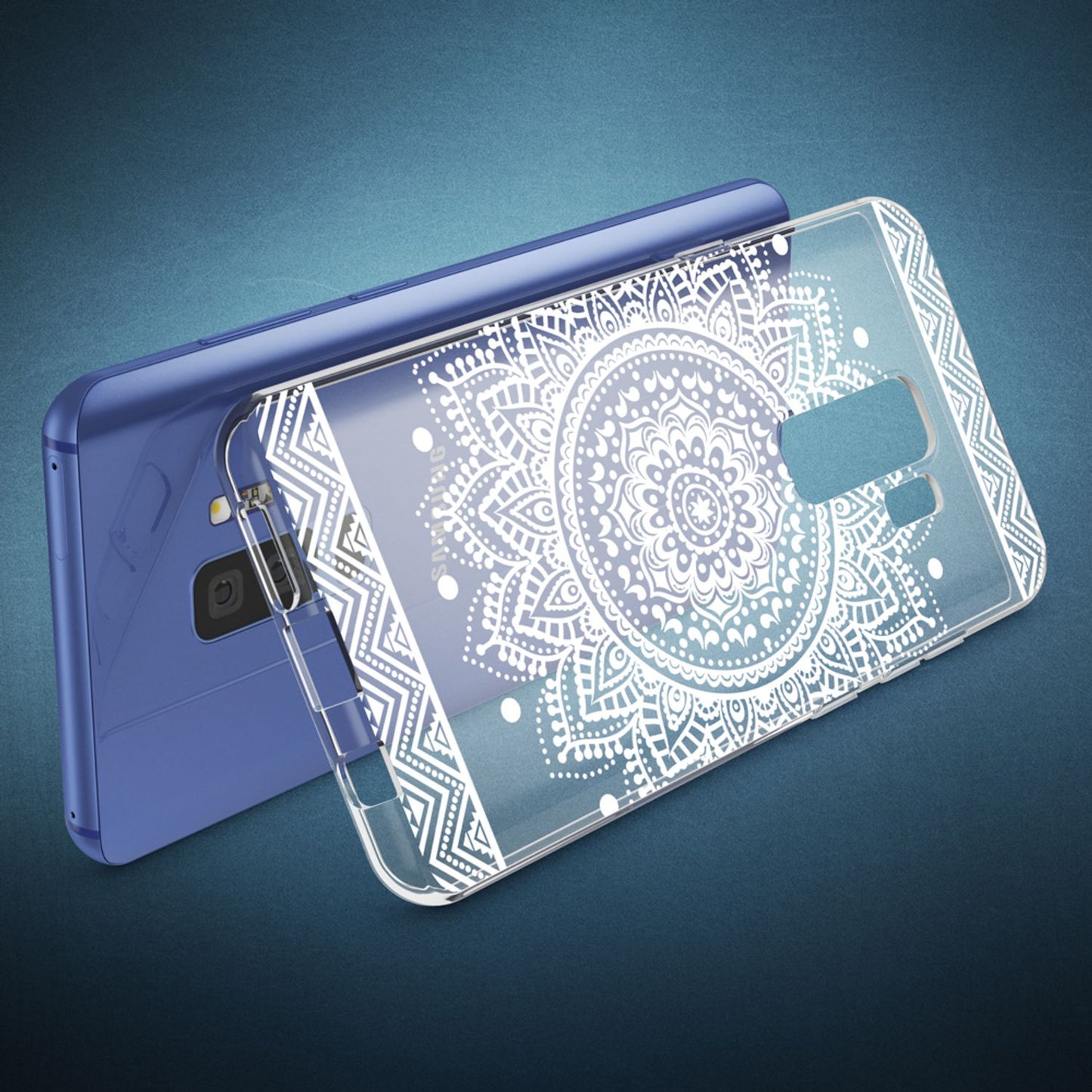 NALIA Handyhülle kompatibel mit Samsung Galaxy S9 Plus, Slim Silikon Motiv Case Crystal Schutzhülle Dünn Durchsichtig, Etui Handy-Tasche Back-Cover Transparent Bumper