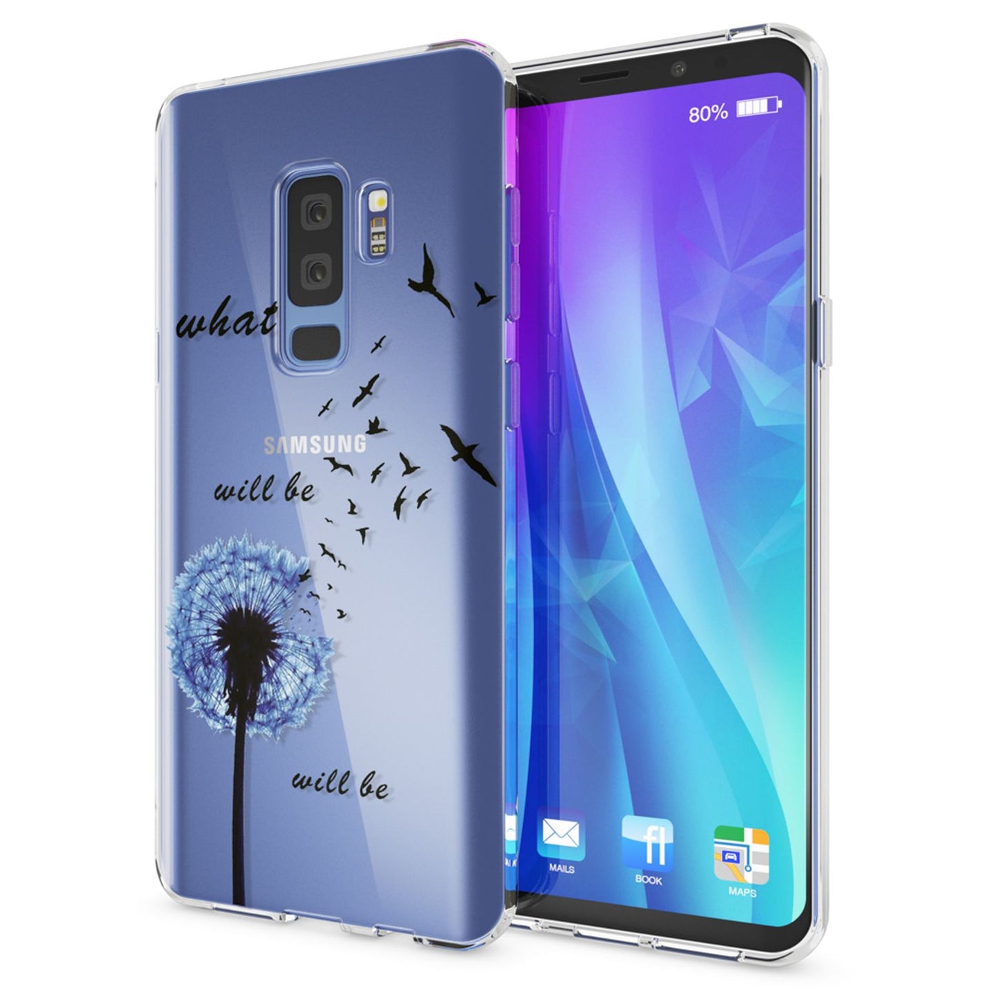 NALIA Handyhülle kompatibel mit Samsung Galaxy S9 Plus, Slim Silikon Motiv Case Crystal Schutzhülle Dünn Durchsichtig, Etui Handy-Tasche Back-Cover Transparent Bumper