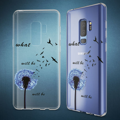 NALIA Handyhülle kompatibel mit Samsung Galaxy S9 Plus, Slim Silikon Motiv Case Crystal Schutzhülle Dünn Durchsichtig, Etui Handy-Tasche Back-Cover Transparent Bumper