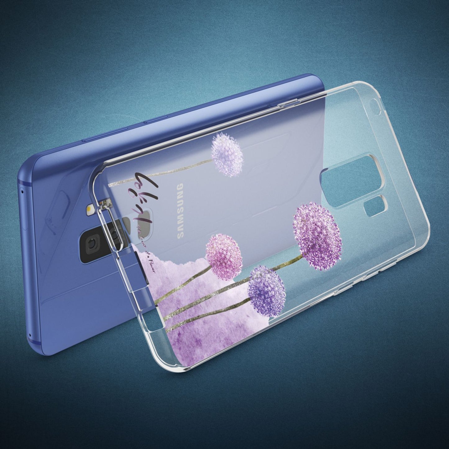 NALIA Handyhülle kompatibel mit Samsung Galaxy S9 Plus, Slim Silikon Motiv Case Crystal Schutzhülle Dünn Durchsichtig, Etui Handy-Tasche Back-Cover Transparent Bumper