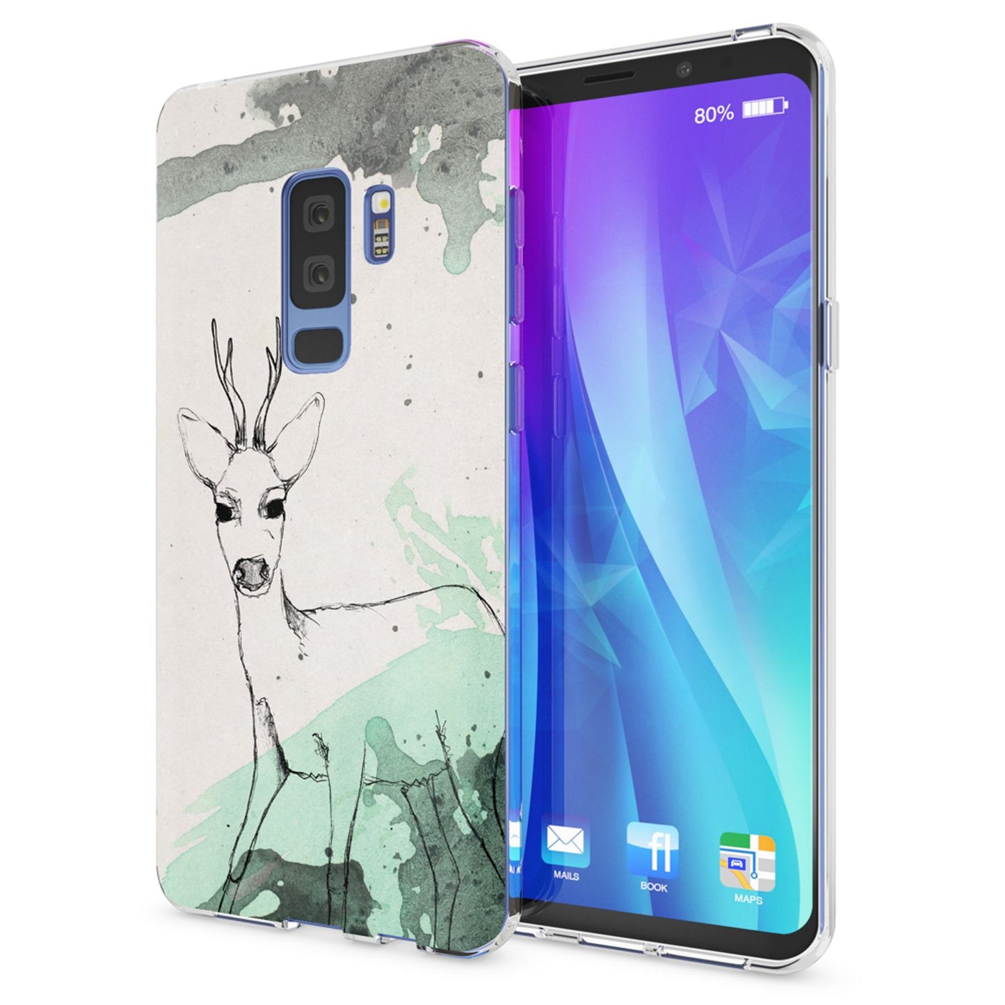 NALIA Handyhülle kompatibel mit Samsung Galaxy S9 Plus, Slim Silikon Motiv Case Crystal Schutzhülle Dünn Durchsichtig, Etui Handy-Tasche Back-Cover Transparent Bumper