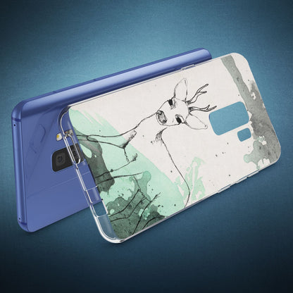 NALIA Handyhülle kompatibel mit Samsung Galaxy S9 Plus, Slim Silikon Motiv Case Crystal Schutzhülle Dünn Durchsichtig, Etui Handy-Tasche Back-Cover Transparent Bumper