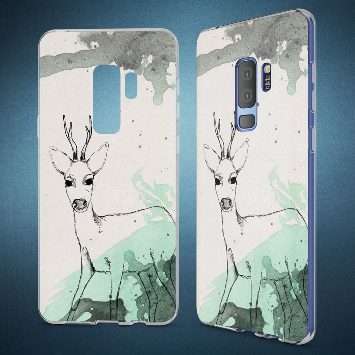NALIA Handyhülle kompatibel mit Samsung Galaxy S9 Plus, Slim Silikon Motiv Case Crystal Schutzhülle Dünn Durchsichtig, Etui Handy-Tasche Back-Cover Transparent Bumper