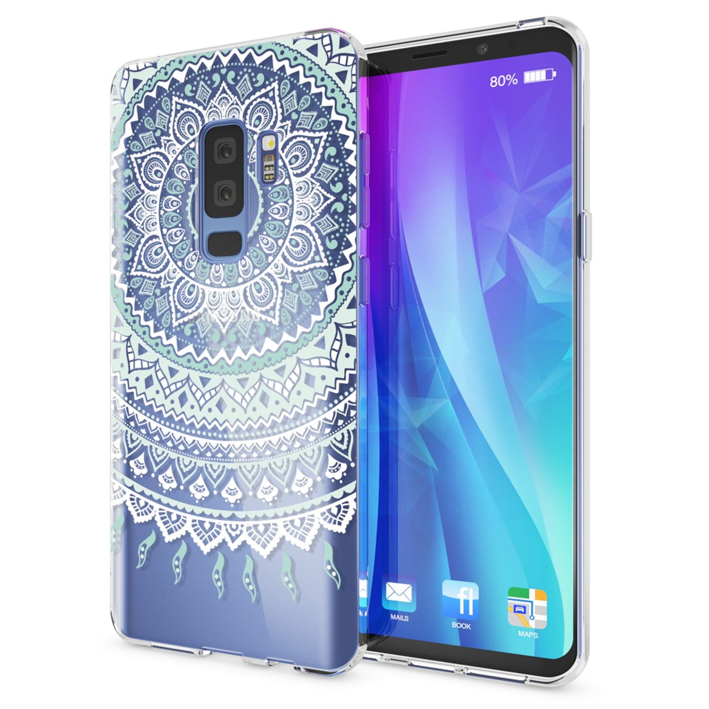NALIA Handyhülle kompatibel mit Samsung Galaxy S9 Plus, Slim Silikon Motiv Case Crystal Schutzhülle Dünn Durchsichtig, Etui Handy-Tasche Back-Cover Transparent Bumper