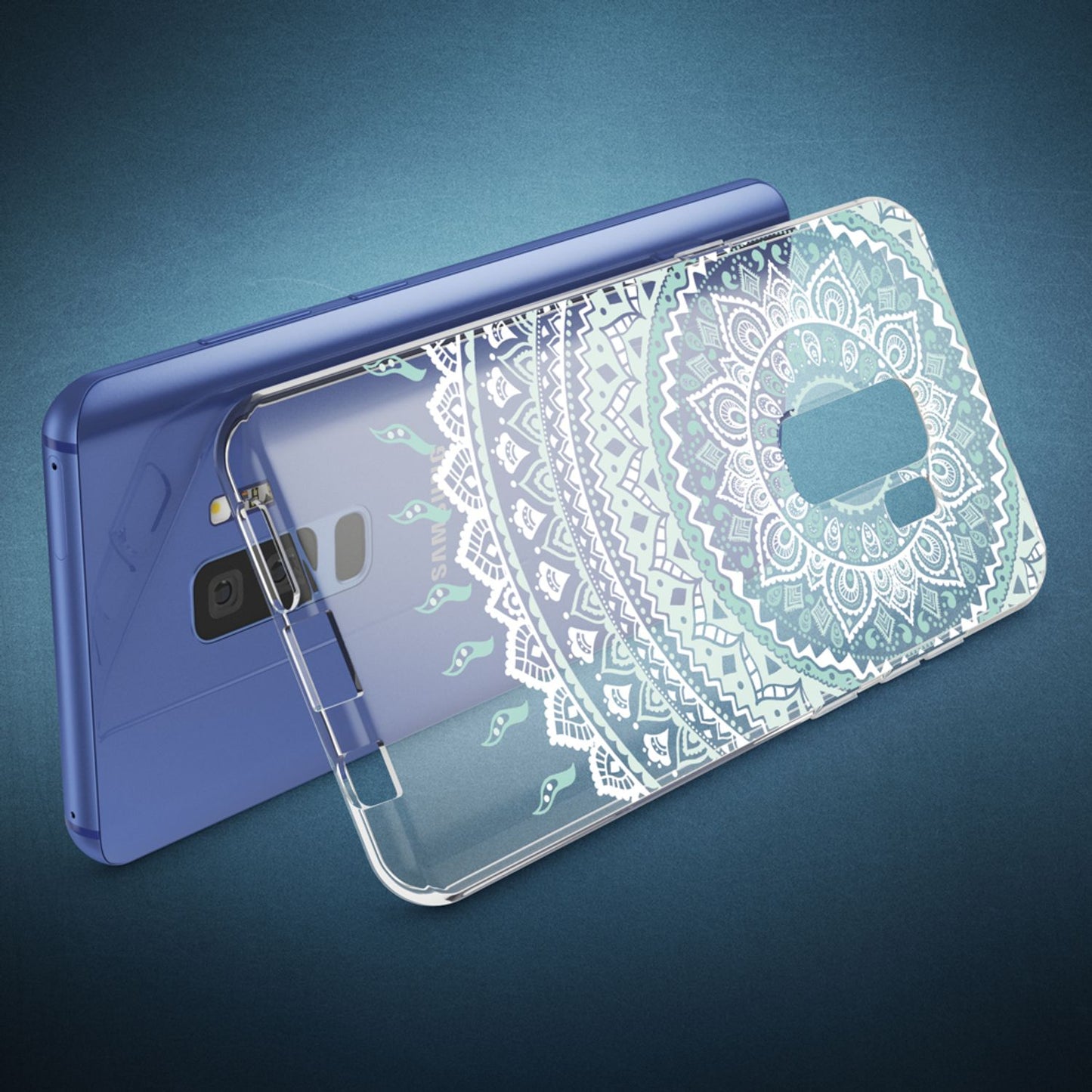 NALIA Handyhülle kompatibel mit Samsung Galaxy S9 Plus, Slim Silikon Motiv Case Crystal Schutzhülle Dünn Durchsichtig, Etui Handy-Tasche Back-Cover Transparent Bumper