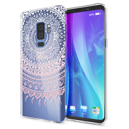 NALIA Handyhülle kompatibel mit Samsung Galaxy S9 Plus, Slim Silikon Motiv Case Crystal Schutzhülle Dünn Durchsichtig, Etui Handy-Tasche Back-Cover Transparent Bumper