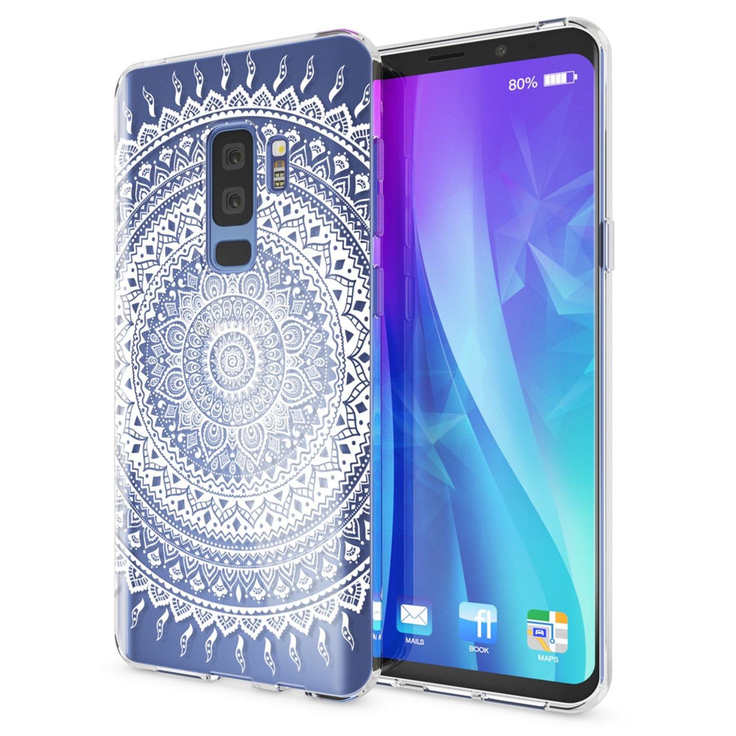 NALIA Handyhülle kompatibel mit Samsung Galaxy S9 Plus, Slim Silikon Motiv Case Crystal Schutzhülle Dünn Durchsichtig, Etui Handy-Tasche Back-Cover Transparent Bumper
