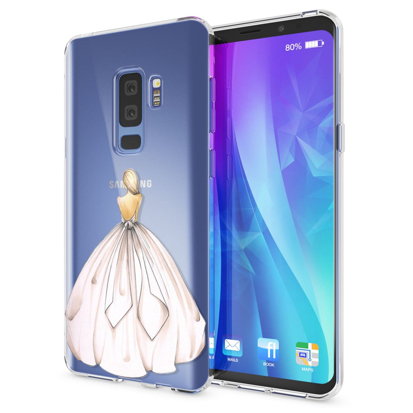 NALIA Handyhülle kompatibel mit Samsung Galaxy S9 Plus, Slim Silikon Motiv Case Crystal Schutzhülle Dünn Durchsichtig, Etui Handy-Tasche Back-Cover Transparent Bumper