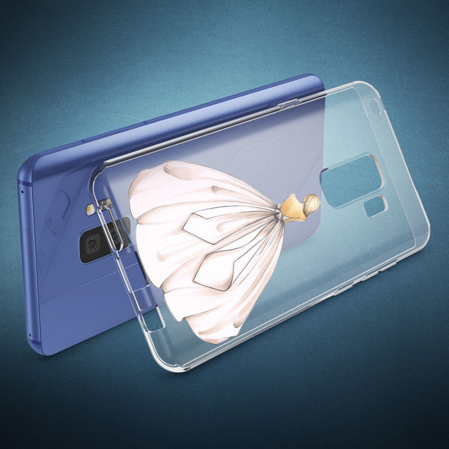 NALIA Handyhülle kompatibel mit Samsung Galaxy S9 Plus, Slim Silikon Motiv Case Crystal Schutzhülle Dünn Durchsichtig, Etui Handy-Tasche Back-Cover Transparent Bumper