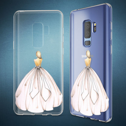 NALIA Handyhülle kompatibel mit Samsung Galaxy S9 Plus, Slim Silikon Motiv Case Crystal Schutzhülle Dünn Durchsichtig, Etui Handy-Tasche Back-Cover Transparent Bumper