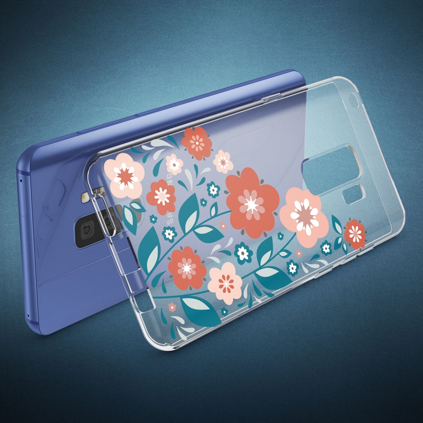 NALIA Handyhülle kompatibel mit Samsung Galaxy S9 Plus, Slim Silikon Motiv Case Crystal Schutzhülle Dünn Durchsichtig, Etui Handy-Tasche Back-Cover Transparent Bumper