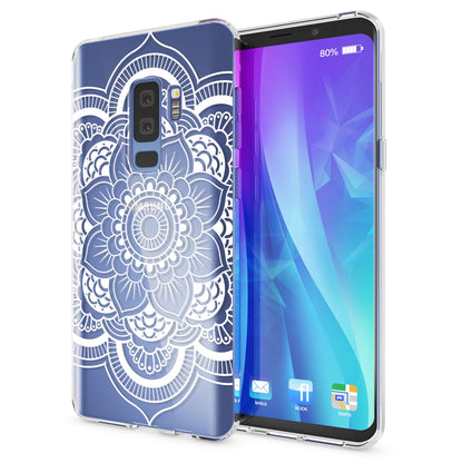 NALIA Handyhülle kompatibel mit Samsung Galaxy S9 Plus, Slim Silikon Motiv Case Crystal Schutzhülle Dünn Durchsichtig, Etui Handy-Tasche Back-Cover Transparent Bumper