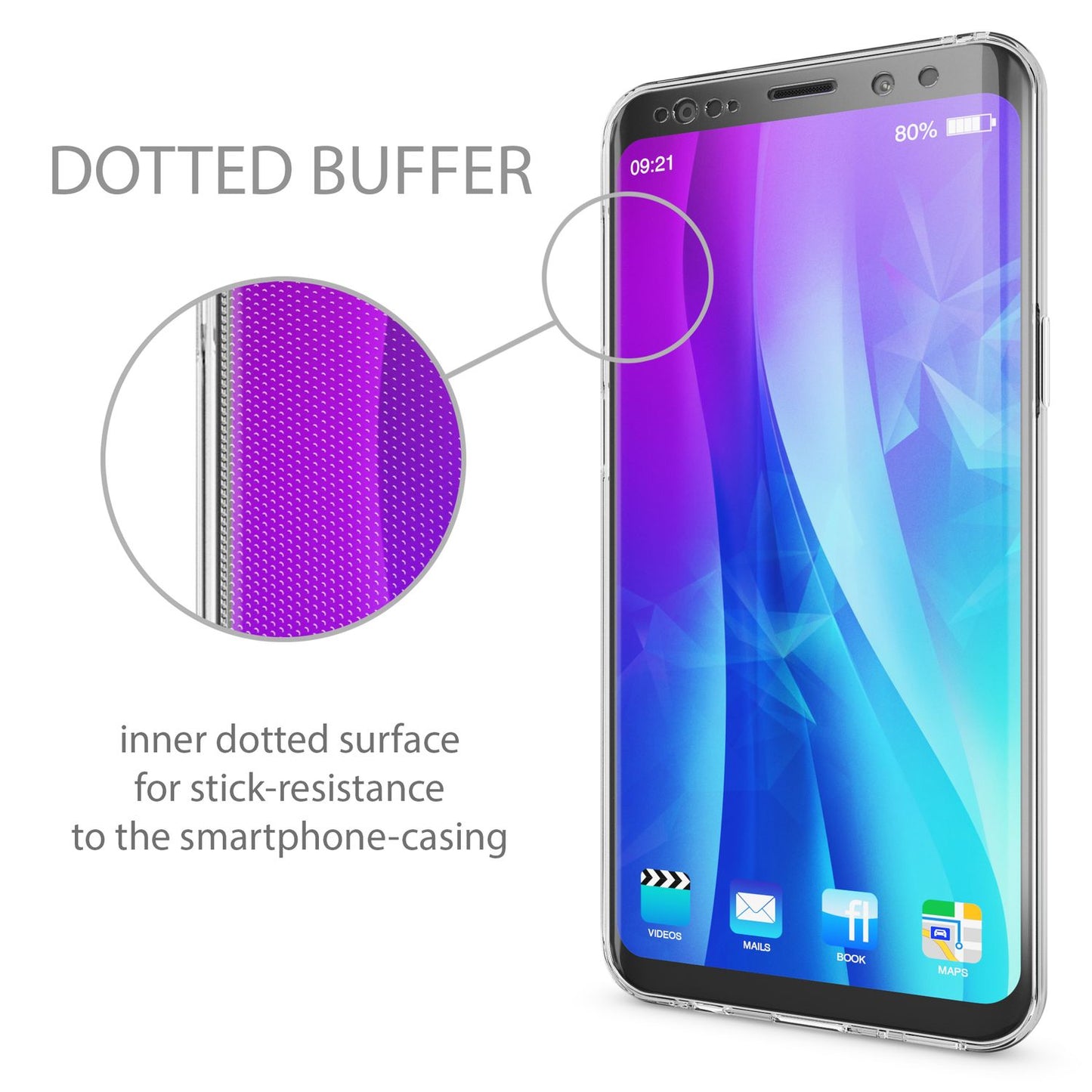 NALIA 360 Grad Hülle kompatibel mit Samsung Galaxy S9, Full Cover vorne & hinten Rundum Doppel-Schutz, Dünnes Ganzkörper Case Silikon Etui, Transparenter Displayschutz & Rückseite