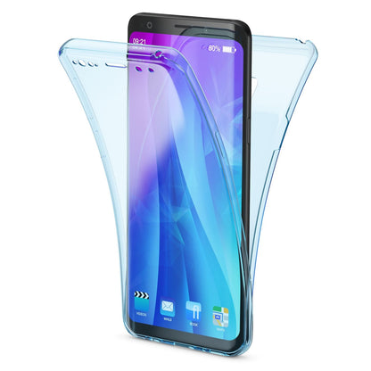 NALIA 360 Grad Hülle kompatibel mit Samsung Galaxy S9, Full Cover vorne & hinten Rundum Doppel-Schutz, Dünnes Ganzkörper Case Silikon Etui, Transparenter Displayschutz & Rückseite