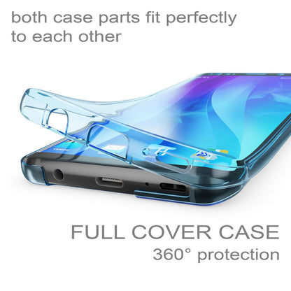 NALIA 360 Grad Hülle kompatibel mit Samsung Galaxy S9, Full Cover vorne & hinten Rundum Doppel-Schutz, Dünnes Ganzkörper Case Silikon Etui, Transparenter Displayschutz & Rückseite
