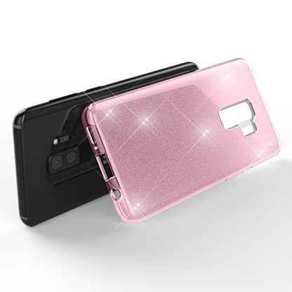 NALIA Glitzerhülle für Samsung Galaxy S9 Plus – Funkelnder Glitzer-Look & Grip – SHINEPOP (Silikon Case) – Marke aus Berlin