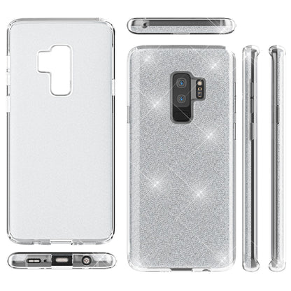 NALIA Glitzerhülle für Samsung Galaxy S9 Plus – Funkelnder Glitzer-Look & Grip – SHINEPOP (Silikon Case) – Marke aus Berlin