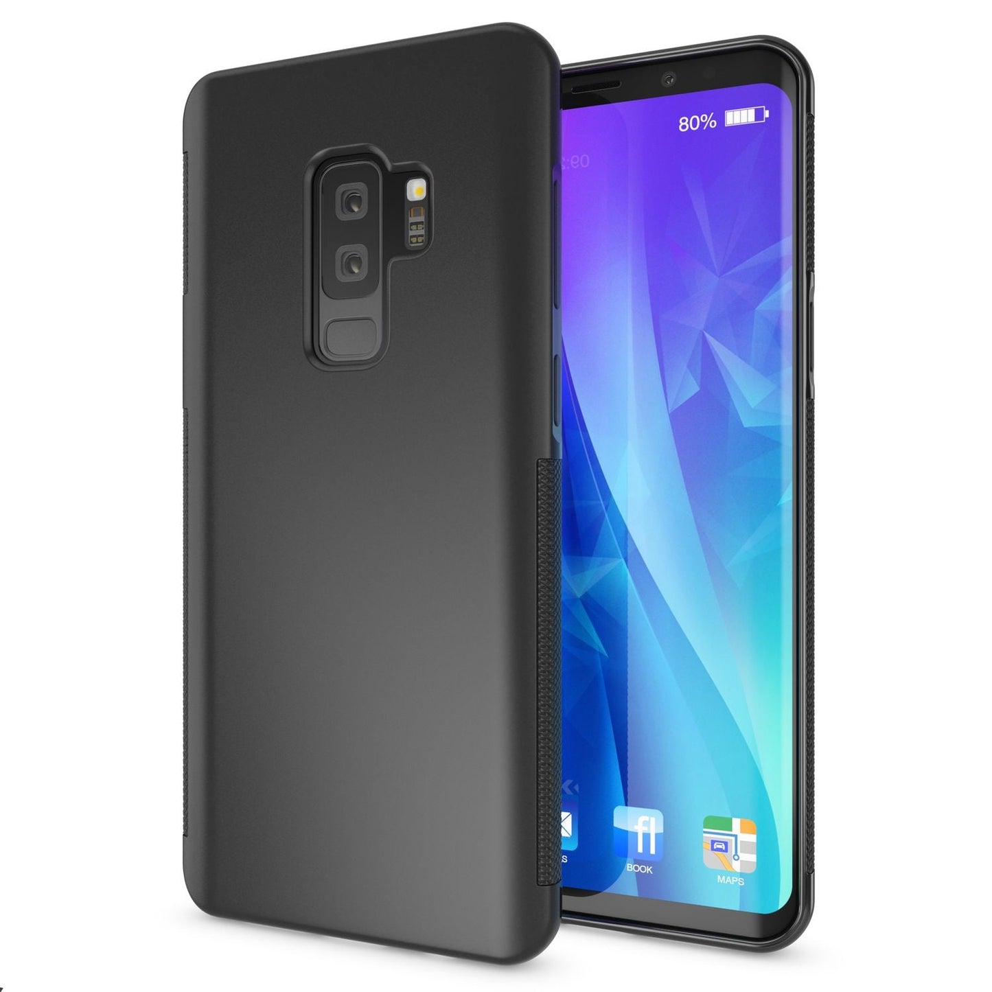NALIA Handyhülle kompatibel mit Samsung Galaxy S9 Plus, Ultra-Slim Silikon Case Cover Gummihülle, Matte Anti-Rutsch Schutzhülle Dünn, Etui Handy-Tasche Backcover Bumper