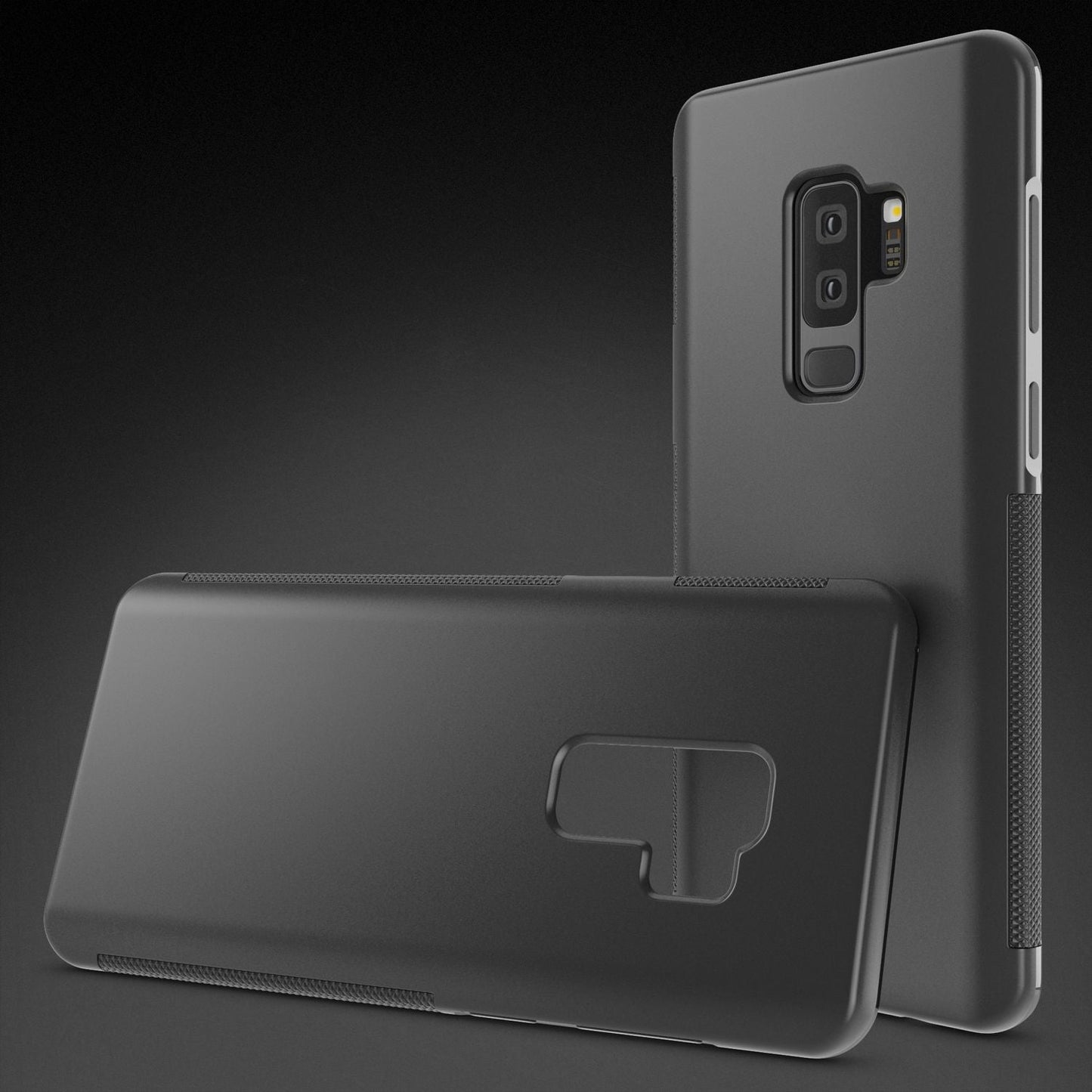 NALIA Handyhülle kompatibel mit Samsung Galaxy S9 Plus, Ultra-Slim Silikon Case Cover Gummihülle, Matte Anti-Rutsch Schutzhülle Dünn, Etui Handy-Tasche Backcover Bumper