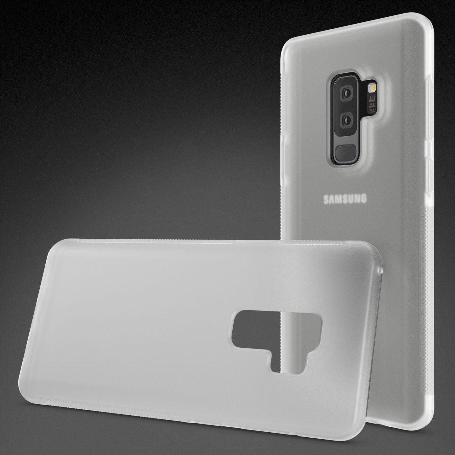 NALIA Handyhülle kompatibel mit Samsung Galaxy S9 Plus, Ultra-Slim Silikon Case Cover Gummihülle, Matte Anti-Rutsch Schutzhülle Dünn, Etui Handy-Tasche Backcover Bumper