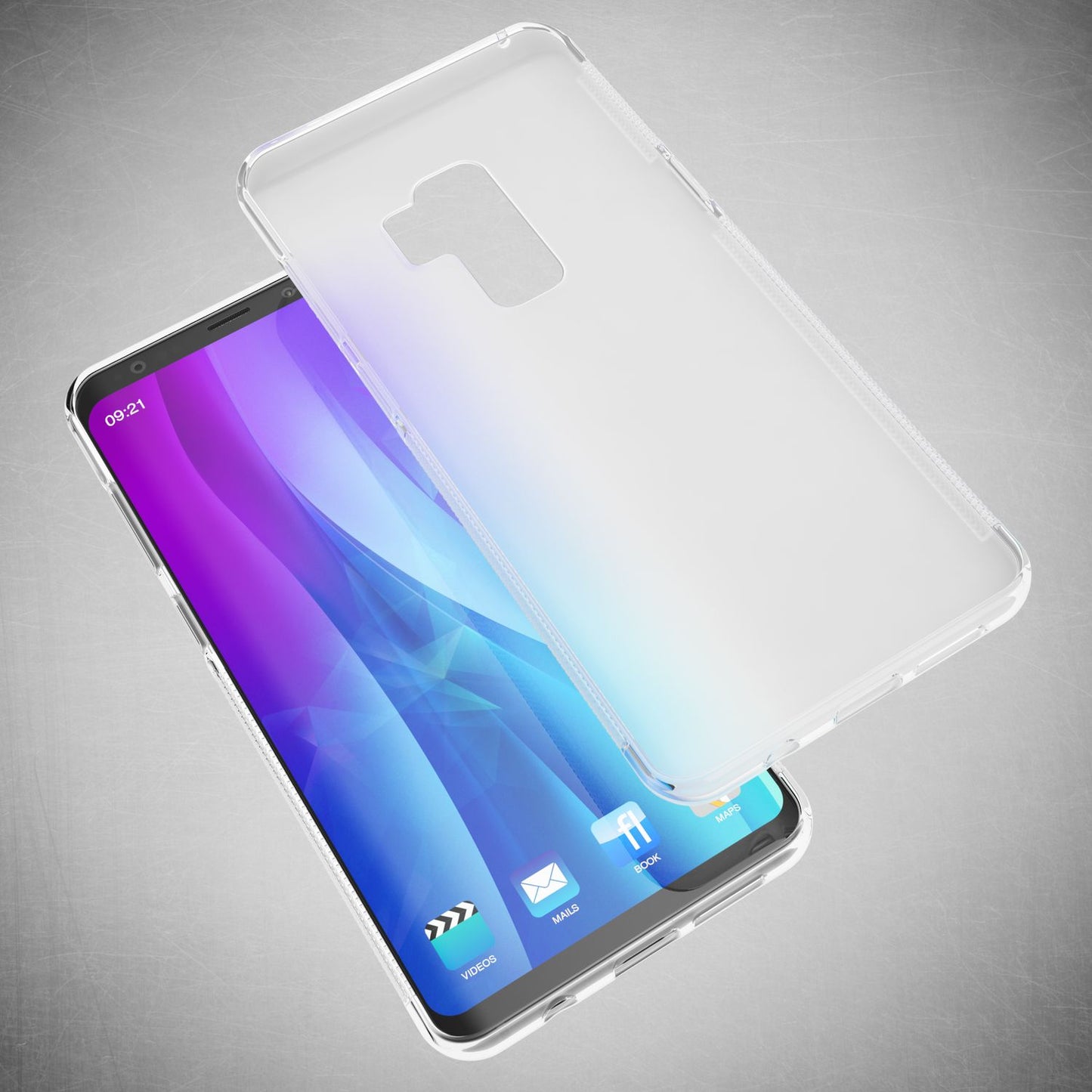 NALIA Handyhülle kompatibel mit Samsung Galaxy S9 Plus, Ultra-Slim Silikon Case Cover Gummihülle, Matte Anti-Rutsch Schutzhülle Dünn, Etui Handy-Tasche Backcover Bumper