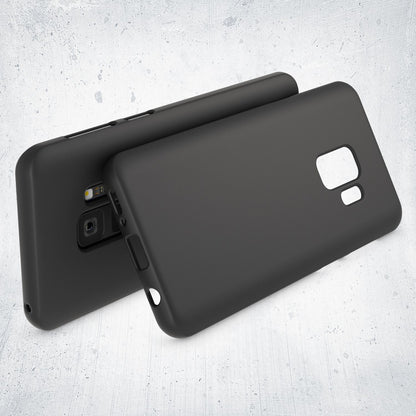 NALIA Neon Silikonhülle für Samsung Galaxy S9 – Soft-Touch & Signal-Neon – NEONSHOCK (Matte Schutzhülle) – Marke aus Berlin