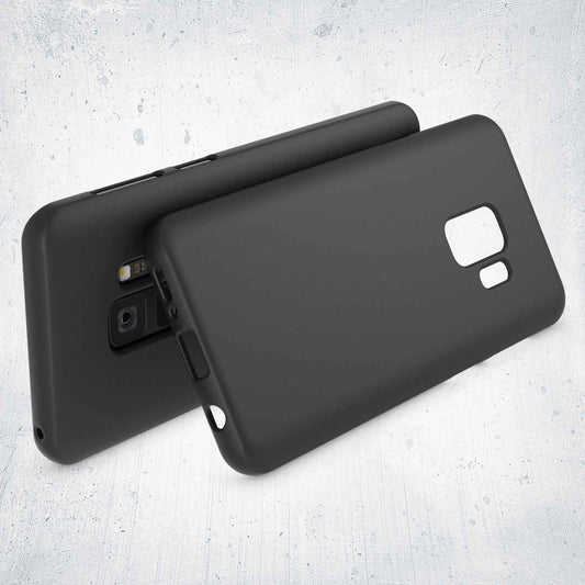 NALIA Neon Silikonhülle für Samsung Galaxy S9 – Soft-Touch & Signal-Neon – NEONSHOCK (Matte Schutzhülle) – Marke aus Berlin