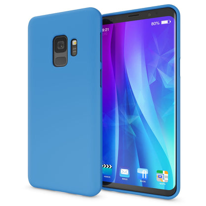 NALIA Neon Silikonhülle für Samsung Galaxy S9 – Soft-Touch & Signal-Neon – NEONSHOCK (Matte Schutzhülle) – Marke aus Berlin
