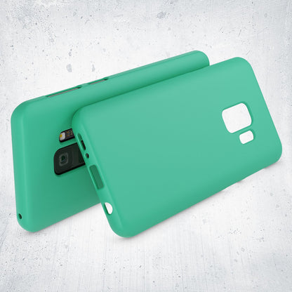 NALIA Neon Silikonhülle für Samsung Galaxy S9 – Soft-Touch & Signal-Neon – NEONSHOCK (Matte Schutzhülle) – Marke aus Berlin