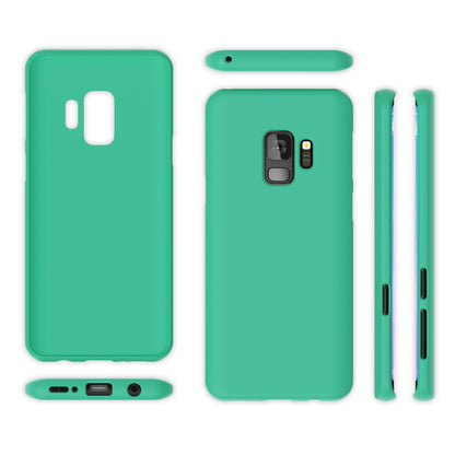 NALIA Neon Silikonhülle für Samsung Galaxy S9 – Soft-Touch & Signal-Neon – NEONSHOCK (Matte Schutzhülle) – Marke aus Berlin