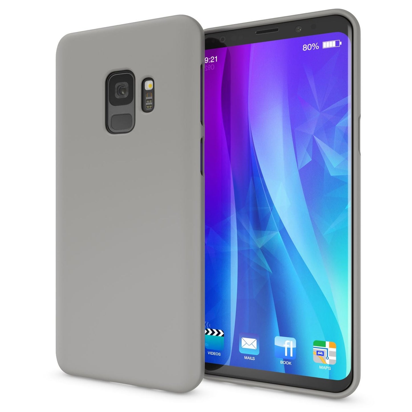 NALIA Neon Silikonhülle für Samsung Galaxy S9 – Soft-Touch & Signal-Neon – NEONSHOCK (Matte Schutzhülle) – Marke aus Berlin