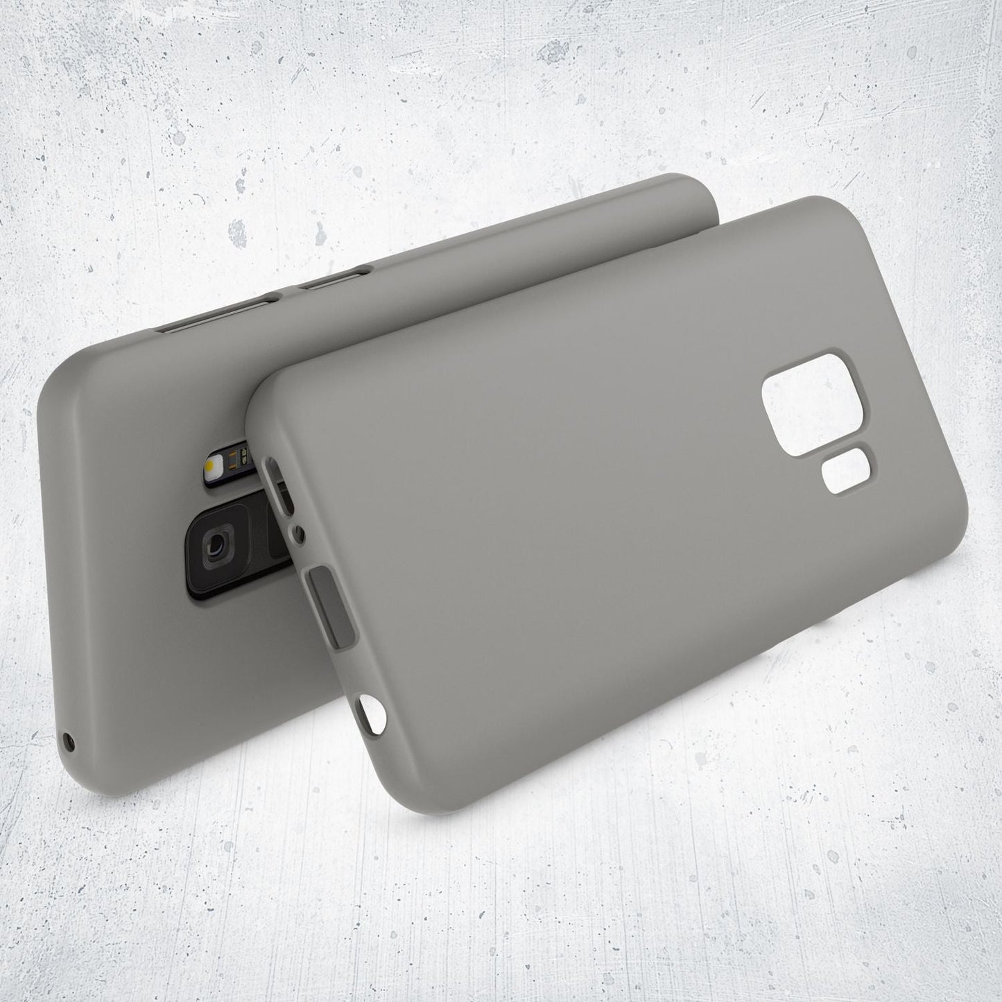 NALIA Neon Silikonhülle für Samsung Galaxy S9 – Soft-Touch & Signal-Neon – NEONSHOCK (Matte Schutzhülle) – Marke aus Berlin