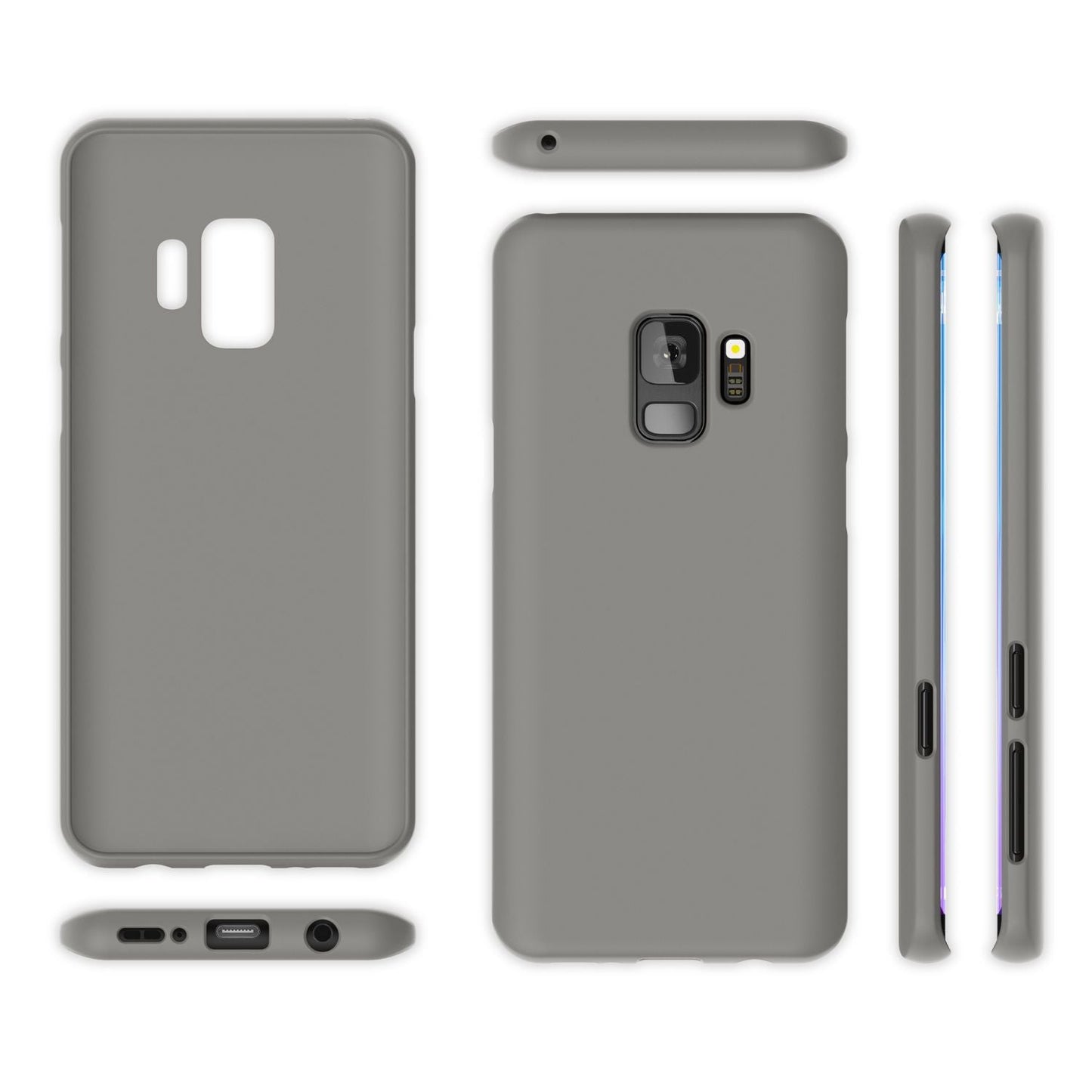 NALIA Neon Silikonhülle für Samsung Galaxy S9 – Soft-Touch & Signal-Neon – NEONSHOCK (Matte Schutzhülle) – Marke aus Berlin