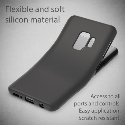 NALIA Neon Silikonhülle für Samsung Galaxy S9 – Soft-Touch & Signal-Neon – NEONSHOCK (Matte Schutzhülle) – Marke aus Berlin