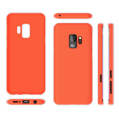 NALIA Neon Silikonhülle für Samsung Galaxy S9 – Soft-Touch & Signal-Neon – NEONSHOCK (Matte Schutzhülle) – Marke aus Berlin