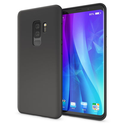 NALIA Neon Silikonhülle für Samsung Galaxy S9 Plus – Soft-Touch & Signal-Neon – NEONSHOCK (Matte Schutzhülle) – Marke aus Berlin