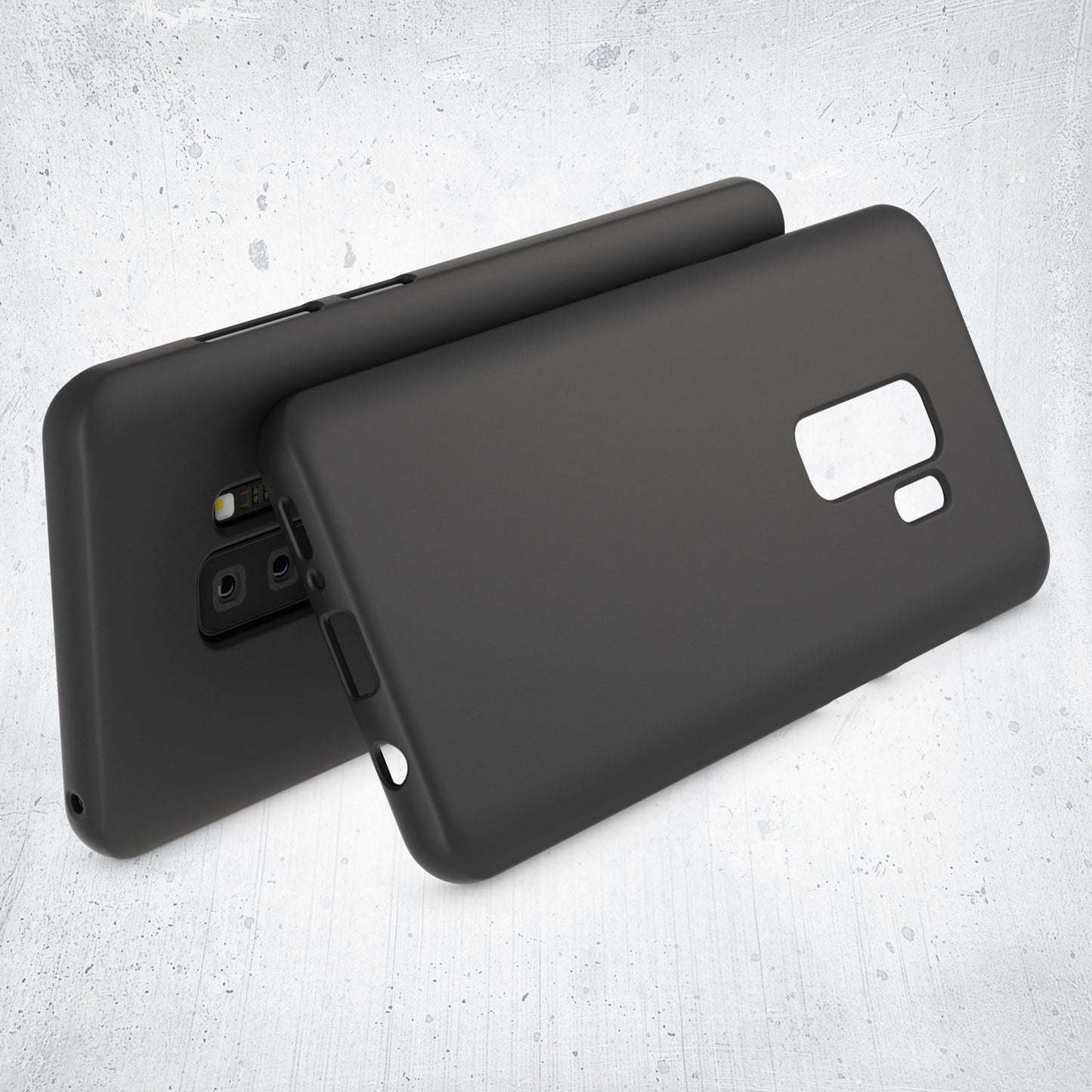 NALIA Neon Silikonhülle für Samsung Galaxy S9 Plus – Soft-Touch & Signal-Neon – NEONSHOCK (Matte Schutzhülle) – Marke aus Berlin