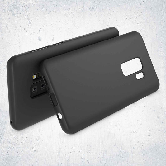 NALIA Neon Silikonhülle für Samsung Galaxy S9 Plus – Soft-Touch & Signal-Neon – NEONSHOCK (Matte Schutzhülle) – Marke aus Berlin