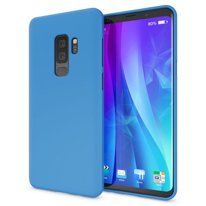NALIA Neon Silikonhülle für Samsung Galaxy S9 Plus – Soft-Touch & Signal-Neon – NEONSHOCK (Matte Schutzhülle) – Marke aus Berlin