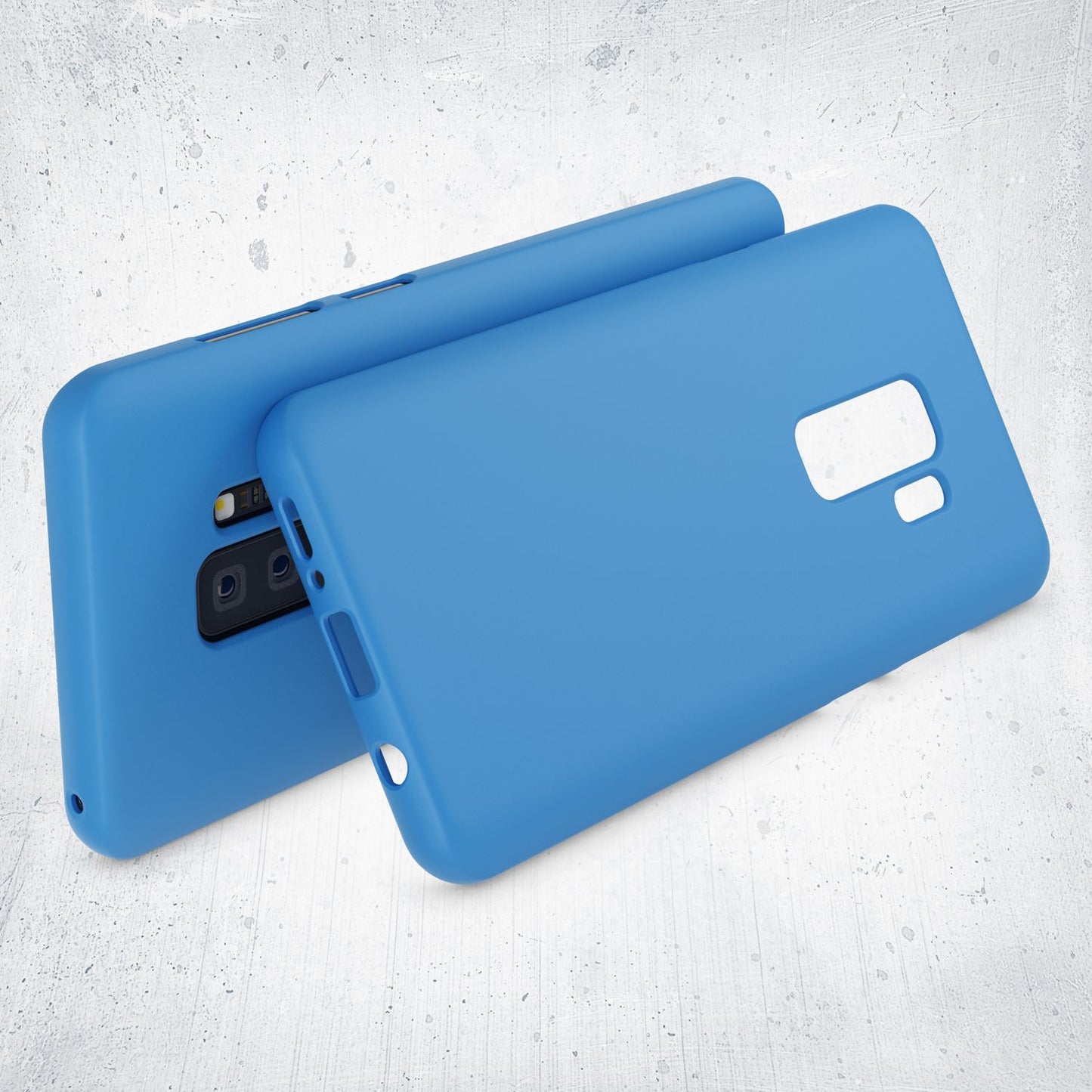 NALIA Neon Silikonhülle für Samsung Galaxy S9 Plus – Soft-Touch & Signal-Neon – NEONSHOCK (Matte Schutzhülle) – Marke aus Berlin