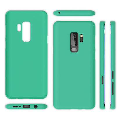 NALIA Neon Silikonhülle für Samsung Galaxy S9 Plus – Soft-Touch & Signal-Neon – NEONSHOCK (Matte Schutzhülle) – Marke aus Berlin