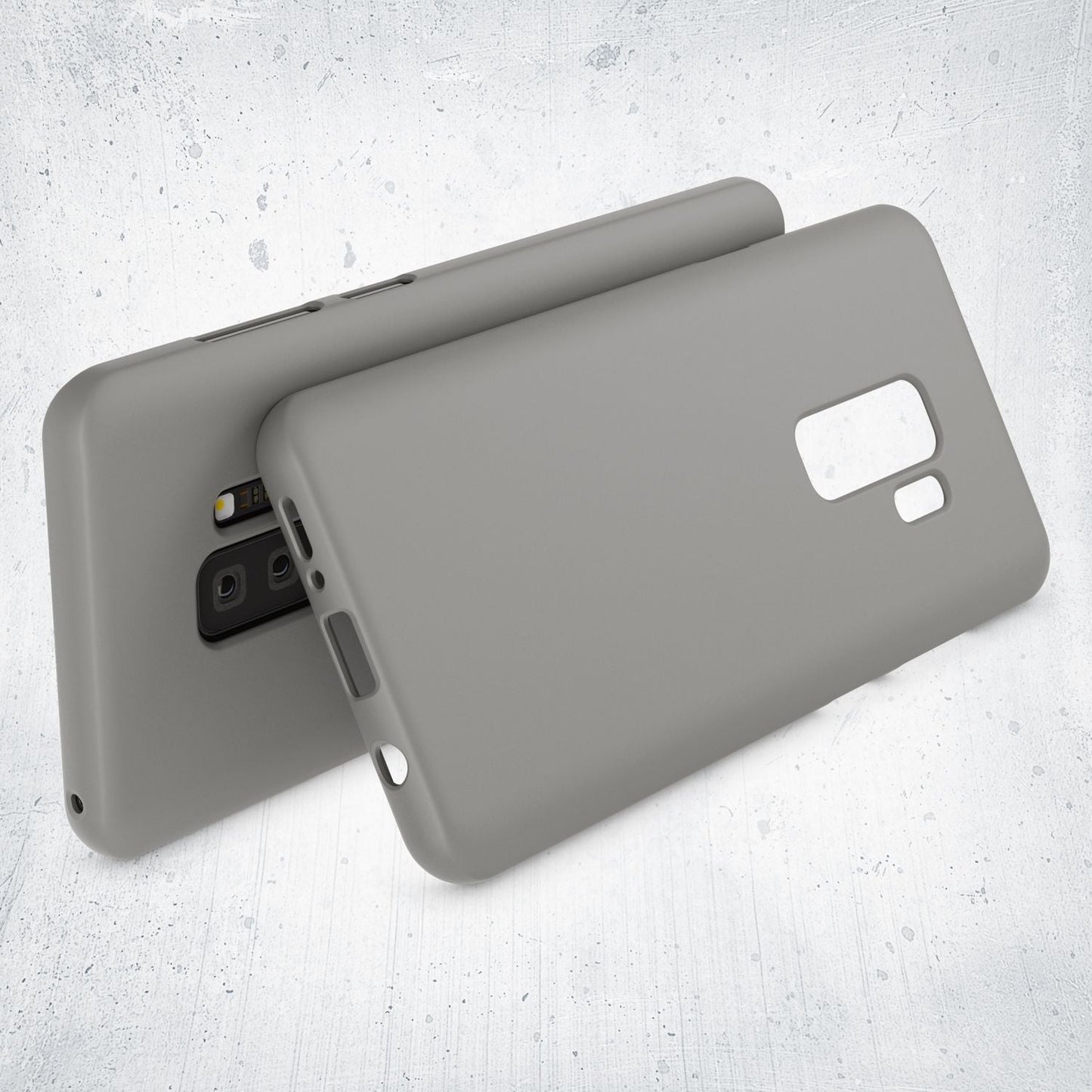 NALIA Neon Silikonhülle für Samsung Galaxy S9 Plus – Soft-Touch & Signal-Neon – NEONSHOCK (Matte Schutzhülle) – Marke aus Berlin